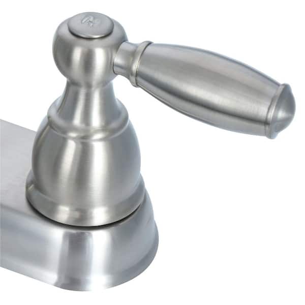 Delta - Foundations 2-Handle Standard Kitchen Faucet in Stainless