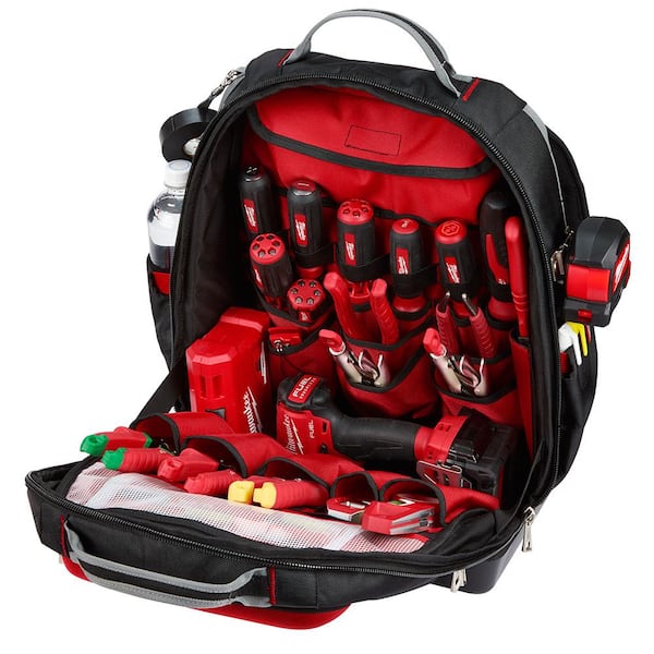 Milwaukee 15 in. Ultimate Jobsite Backpack with Screwdriver