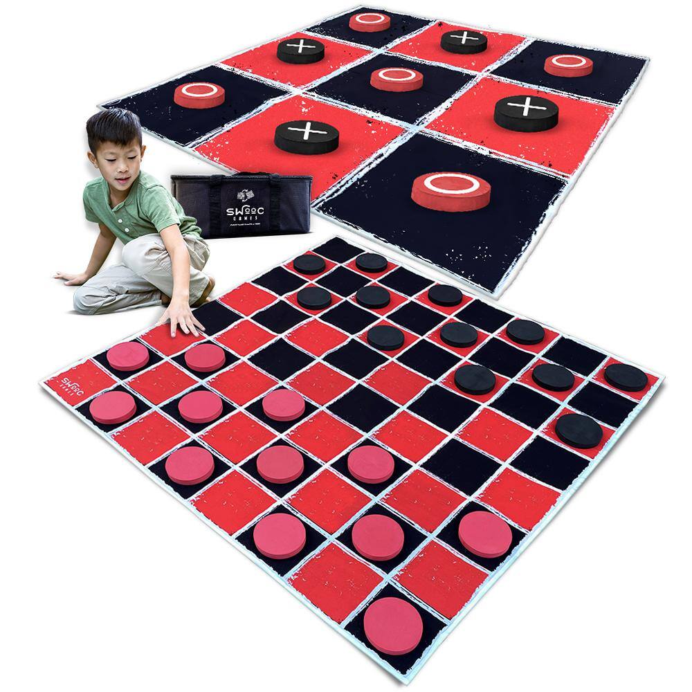 7-in-1 Combo Game by Hey! Play! (Chess, Checkers, Ludo, Dominoes, and More)  