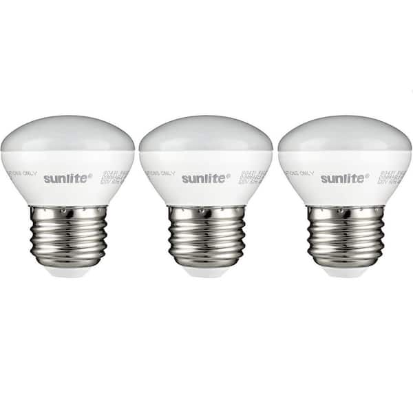 Sunlite 25-Watt Equivalent R14 Mini Reflector Dimmable E26 Base LED Light Bulb in 3000K Bright White (3-Pack)