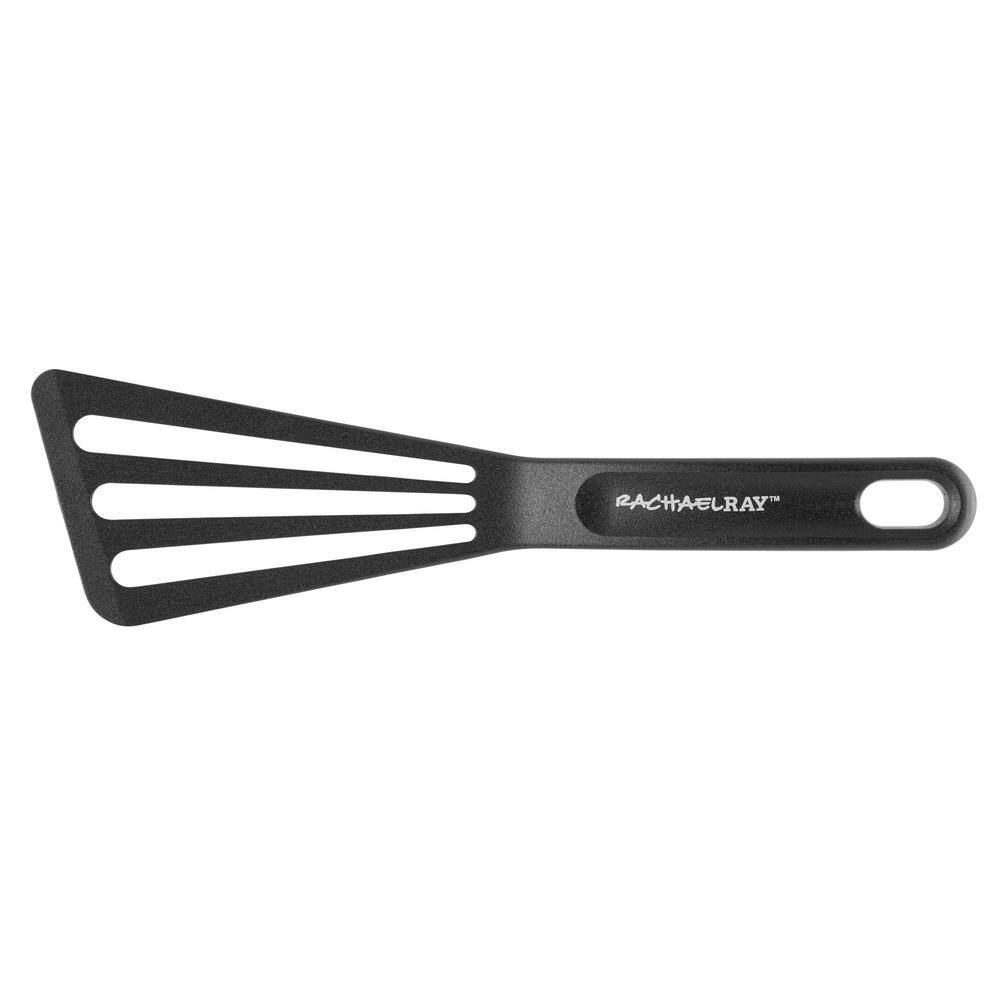 Black Nylon 6-Piece Kitchen Utensil Set with Soft-Grip Handles