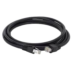 CE 7 ft. Cat 6A UTP Patch Cable Black