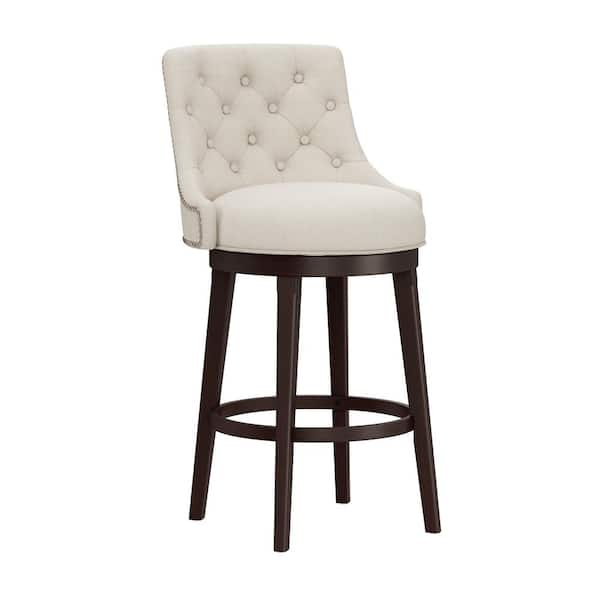 Hillsdale Furniture Halbrooke 42 5 In Smoke Swivel Cushioned Bar Stool