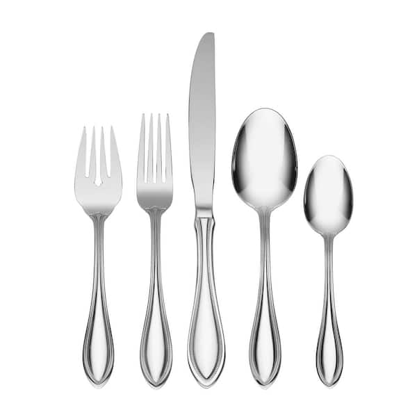 American Harmony 45-Piece Silver 18/0-Stainless Steel Flatware Set (Service For 8)