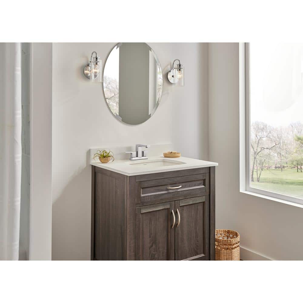 Tribune Chrome Double Handle Centerset Bathroom Faucet