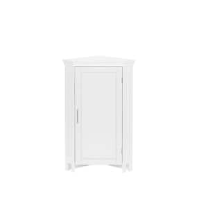 Somerset 20.5 in. W x 14.5 in. D x 32 in. H Single Door Corner Cabinet in White