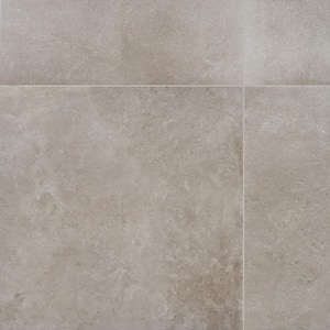 Provence Gray 35.43 in. x 35.43 in. Limestone Look Semi-Polished Porcelain Floor and Wall Tile (17.43 sq. ft./Case)