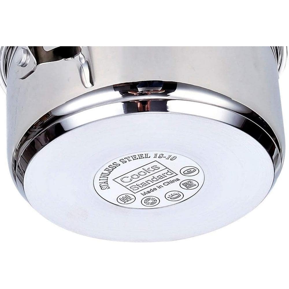 Professional 8-Piece Stainless Steel Cookware Set with Lids