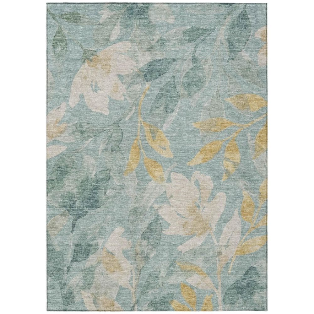 Chantille Machine Washable Indoor/Outdoor Abstract ACN2960 Seafoam 3 ft. x 5 ft. Area Rug price history on PriceWatchPro