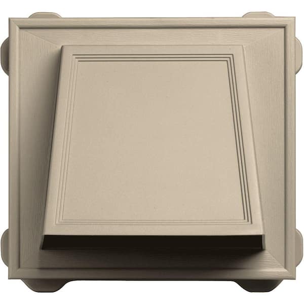 Builders Edge 6 in. Hooded Siding Vent #011-Sandalwood