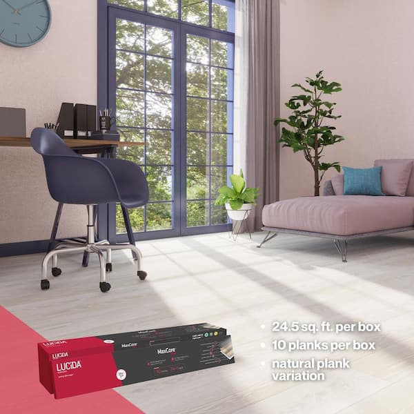 Lucida Surfaces MaxCore Pro Grieige 20 MIL x 7.3 in. W x 48 in. L