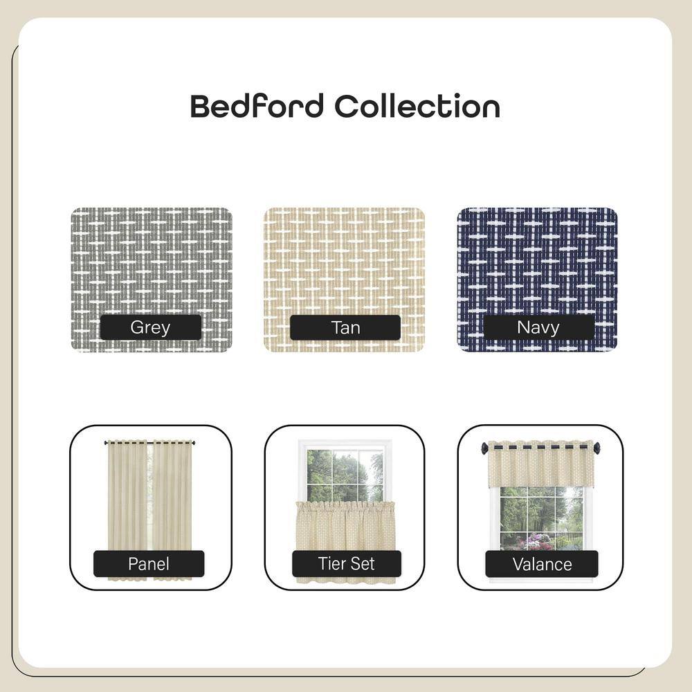 Tan Ground Length Light Filtering Grommet Top Drapes