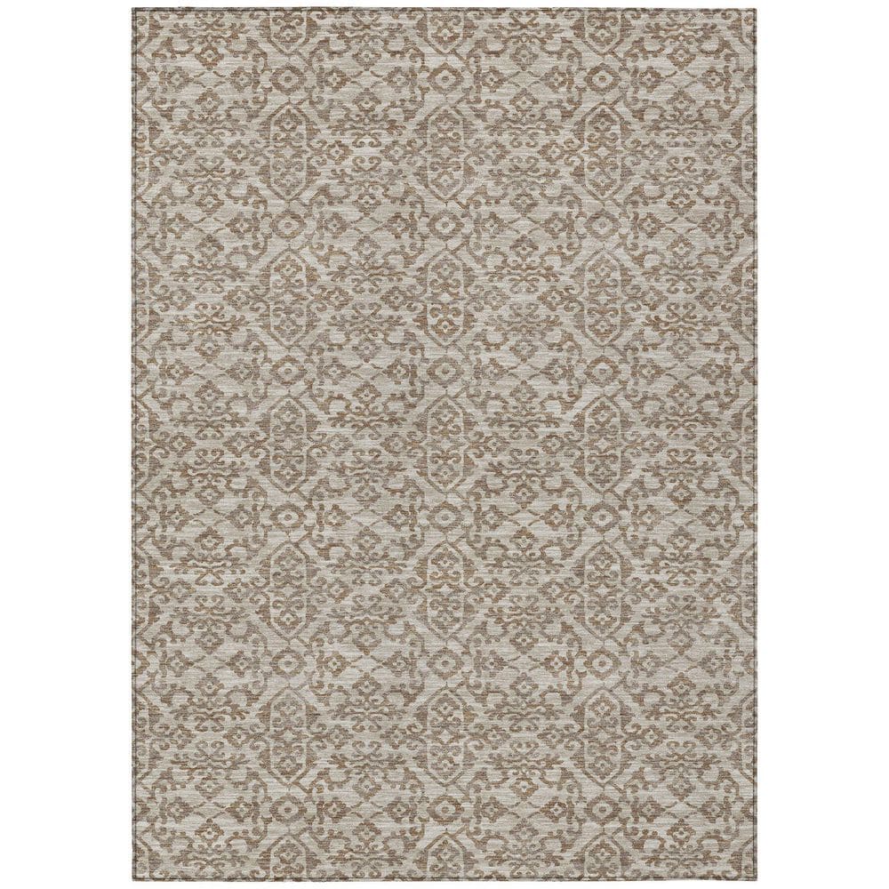 Chantille Machine Washable Indoor/Outdoor Abstract ACN2712 Beige 3 ft. x 5 ft. Area Rug price history on PriceWatchPro