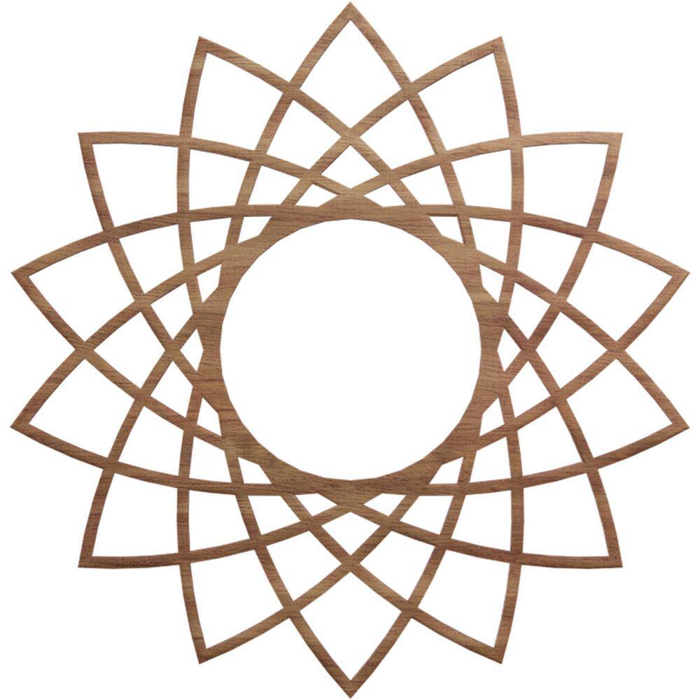 0.375 in. x 22 in. x 22 in. Wood (Walnut) Medallion Moulding price history on PriceWatchPro