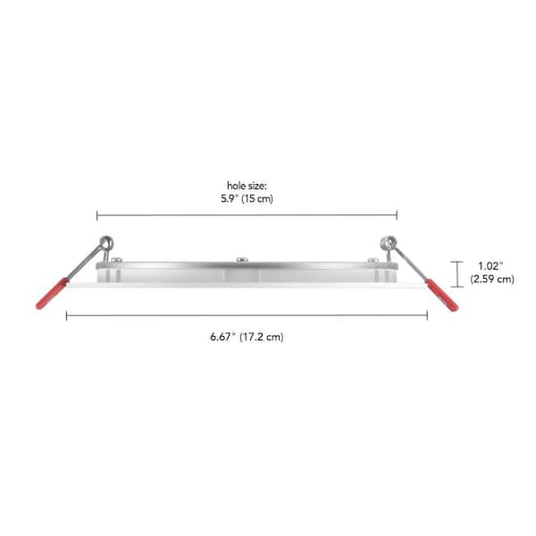Value Series 6 in LED Slim Canless - White - (10-Pack)