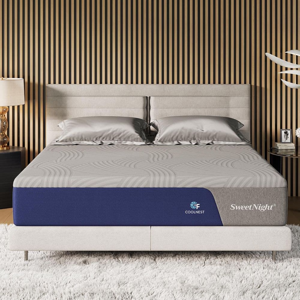 Cooling King Size Medium Memory Foam 14 in. Mattress, Both Sides Available - thumbnail 8