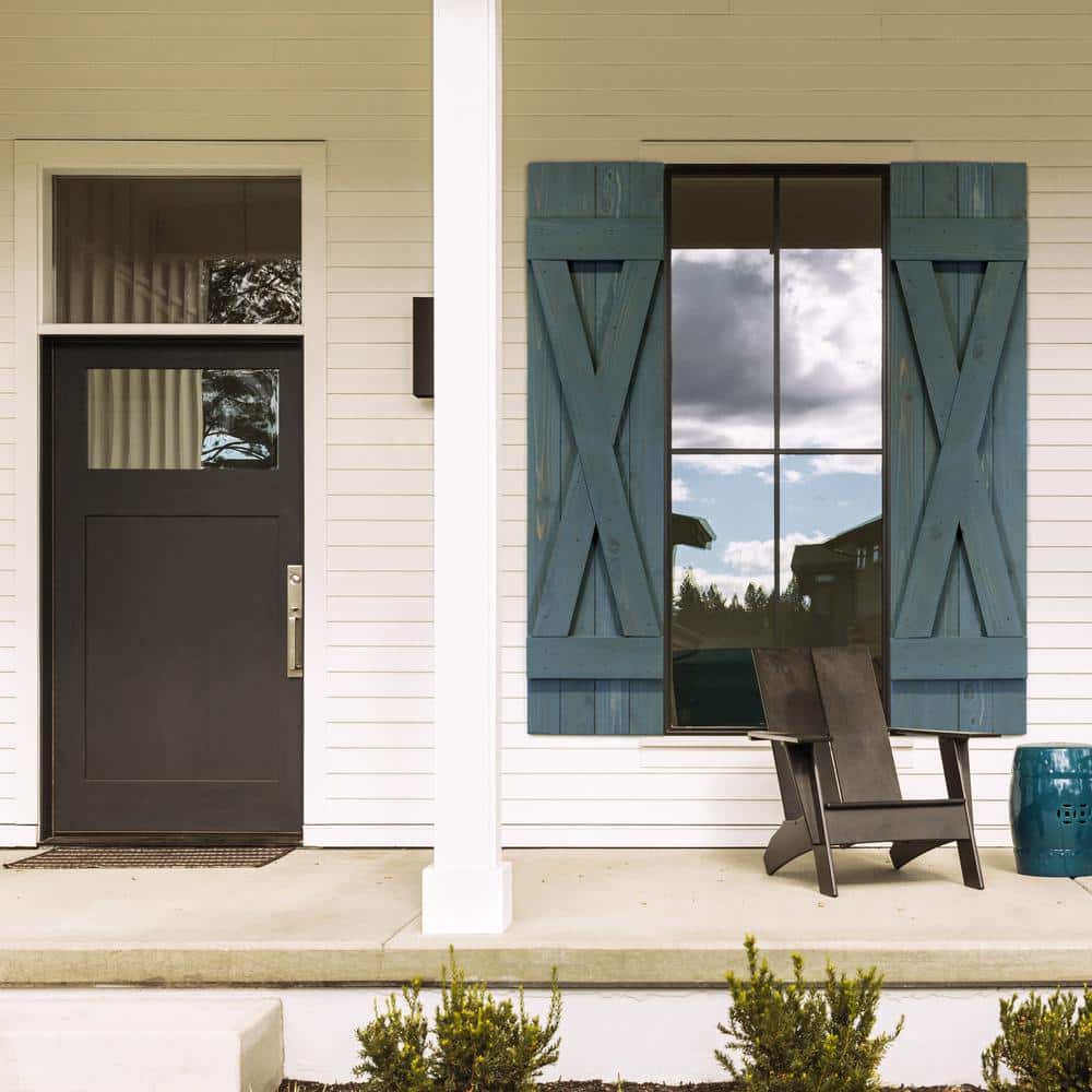 Dogberry Dirty Blonde Cedar 54'' Board & Batten Shutters