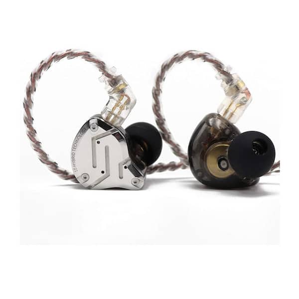 Lukyamzn Black Wired Noise Cancelling Gaming Earbud and In-Ear with Stainless Steel Faceplate without Mic