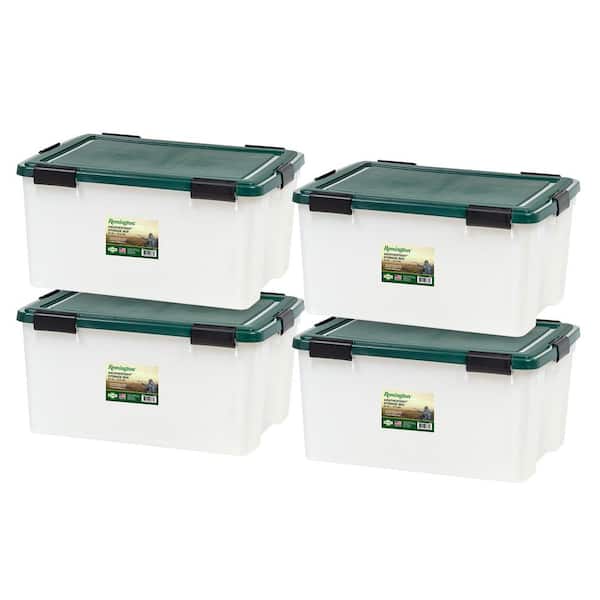 IRIS 15.5 gal. Remington Weathertight Storage Tote (Set of 4)