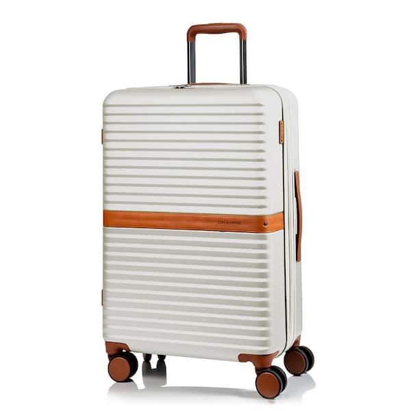 CHAMPS Vintage II 1-Piece Ivory Hard Side Medium Luggage Set