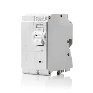 Leviton Branch Circuit Breaker, GFCI, 2-Pole, 50 Amp, 120-Volt/240-Volt and 120-Volt/208-Volt LB250-GFR
