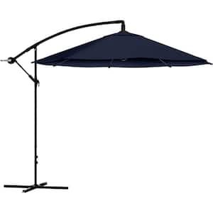 10 ft. Offset Cantilever Patio Umbrella Navy Blue