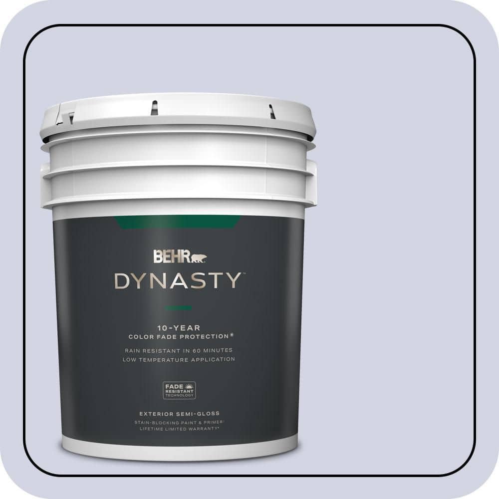 5 gal. #PPU16-08 Hint of Violet Semi-Gloss Exterior Stain-Blocking Paint & Primer price history on PriceWatchPro