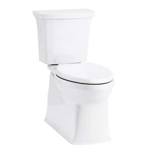 Corbelle 12 in. Rough In 2-Piece 1.28 GPF Single Flush Elongated Toilet in White Seat Not Included
