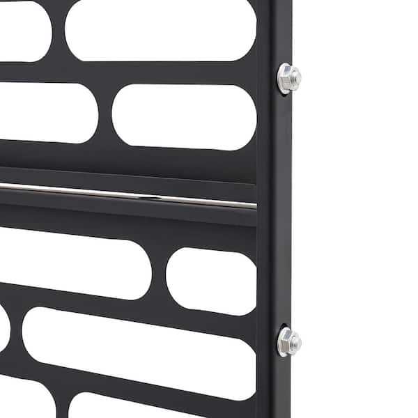 YIYIBYUS Black 6.2 ft. x 2.9 ft. Outdoor Privacy Fence Screen Indoor Outdoor Patio Garden Decorative Panels