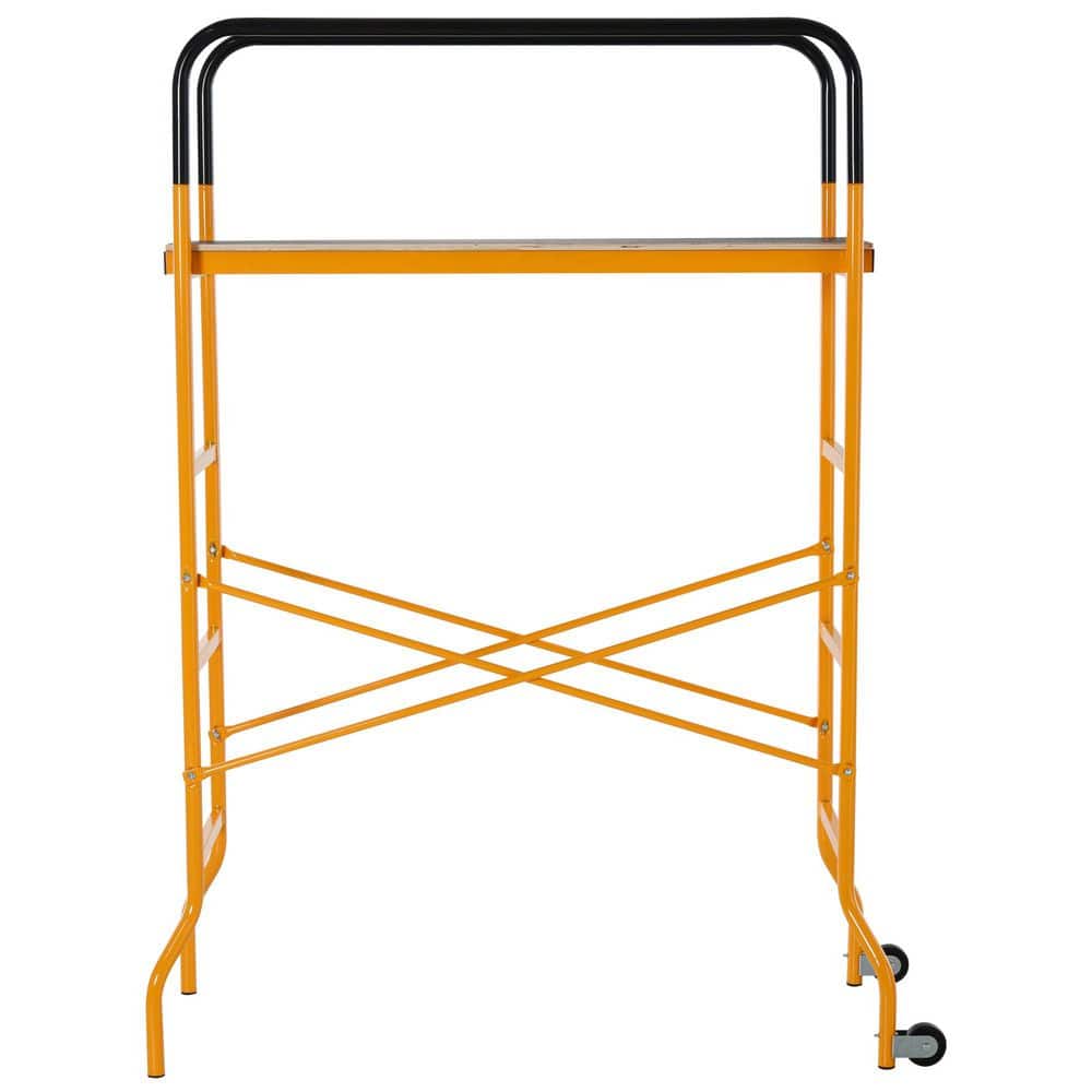 4-Step Steel 4.6 x 2 x 6 ft. Scaffold 2 Wheels Free Moving for Indoor & Outdoor Decoration Anti-Skid, 440 Pound Capacity price history on PriceWatchPro