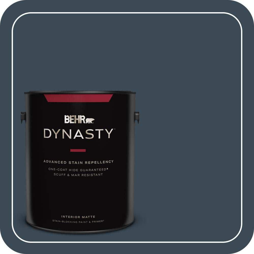 1 gal. #BXC-26 New Navy Blue Matte Interior Stain-Blocking Paint & Primer price history on PriceWatchPro