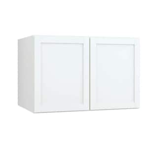 Courtland 36 in. W x 24 in. D x 23.5 in. H Assembled Shaker Wall Kitchen Cabinet in Polar White