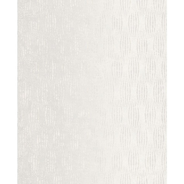 Brewster Falsetto Cream Wave Paper Strippable Roll Wallpaper (Covers 56.4 sq. ft.)