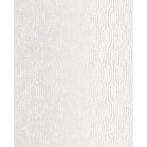 Decorline Intrepid White Textured Stripe White Wallpaper Sample