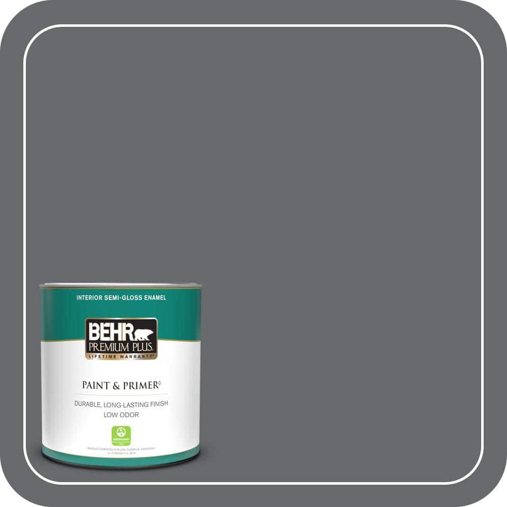 1 qt. #PPU26-02 Imperial Gray Semi-Gloss Enamel Low Odor Interior Paint & Primer price history on PriceWatchPro
