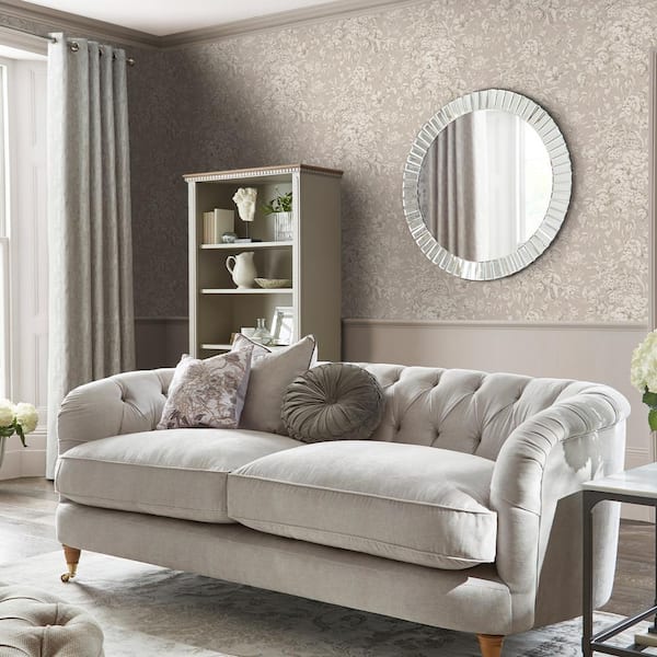 Heledd Blooms Dove Grey Wallpaper