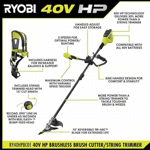 ryobi electric bicycle Revibikes Runabout.2 Cream The RYOBI 40V HP Brushless Brush Cutter/String Trimmer is a true gas replacement First ebike - 500w ryobi