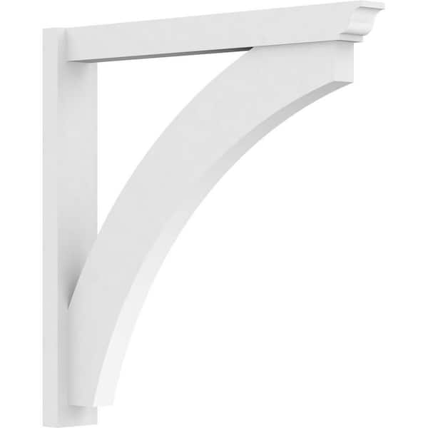 Ekena Millwork Thorton 5 in. W x 36 in. H x 36 in. D Signature Urethane Polyurethane Outlooker with Traditional Ends