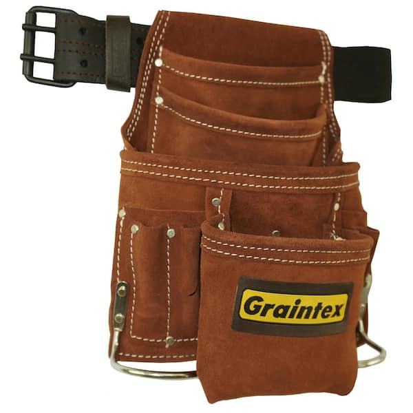 Genuine Leather Utility Belt Belt With Pockets Men's 