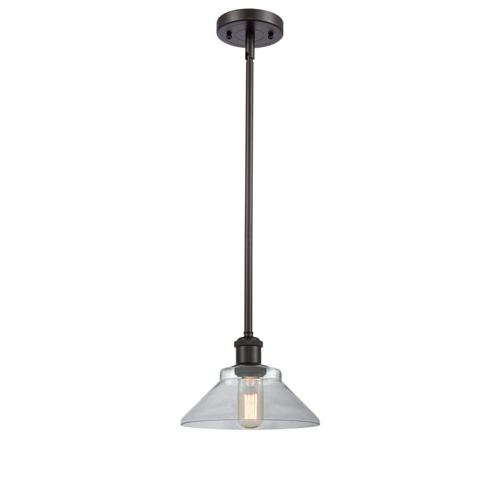 Innovations Orwell 100 Watt 1 Light Oil Rubbed Bronze Shaded Mini   Oil Rubbed Bronze Innovations Pendant Lights 516 1s Ob G132 64 1000 