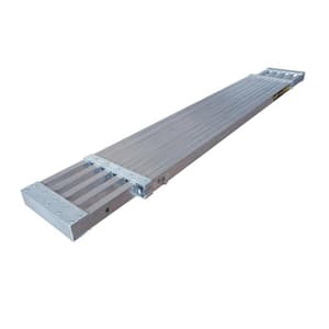 6 ft. - 9 ft. Aluminum Telescoping Scaffold Plank with 250 lbs. Load Capacity