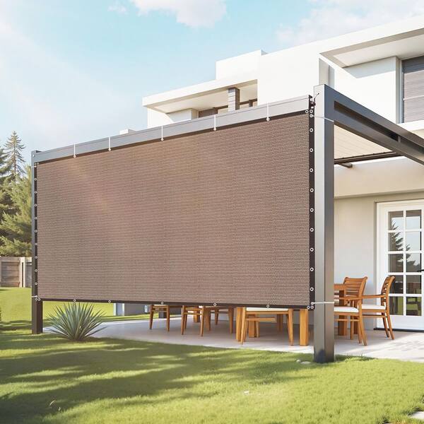thumbnail image 2 of DCP 90% Sun Shade Cloth With Grommets – Pergola Cover, Canopy, Wheat Color, Polyethylene 2 of 6