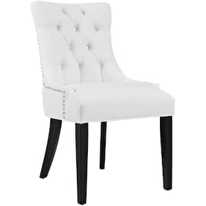 Regent White Vinyl Dining Chair