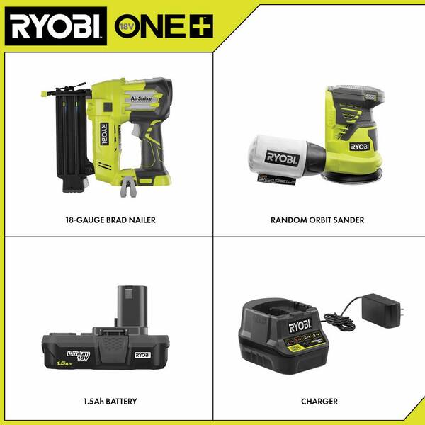 ryobi brad nailer home depot