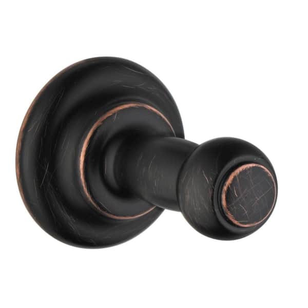 Hansgrohe C Single Robe Hook in Rubbed Bronze