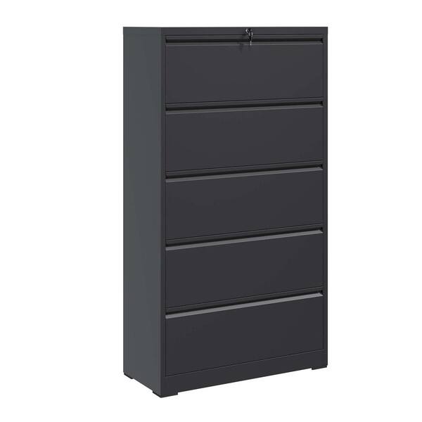 Flynama Black 3-Drawer 15.75-in File Cabinet