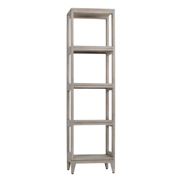 Avanity 16-in x 60-in x 13-in Natural Teak Wood Freestanding Linen Cabinet
