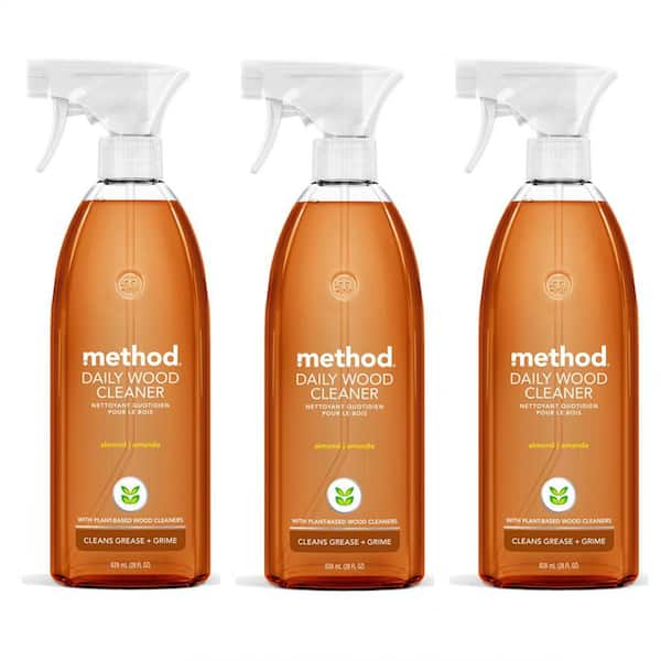Method 28 oz. Almond Daily Wood Cleaner Spray (3-Pack)