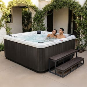 American Spas 7-Person 40-Jet Premium Acrylic Bench Spa Standard