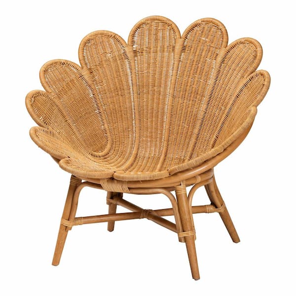 bali & pari Blossom Honey Rattan Accent Chair